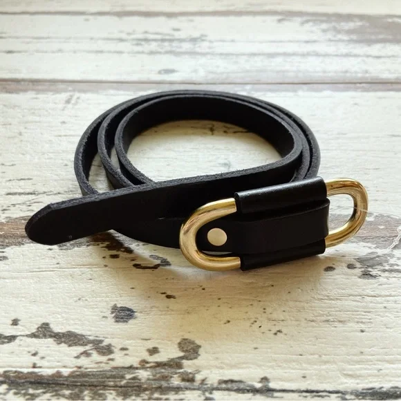 New! Black Belt Gold Buckle (One Size) NWOT s-l400.jpg main image 4